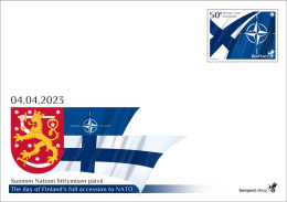 Finland 2023 The Day Of Finland's Full Accession To NATO (postal Stationary) BeePost Mint - Omslagen