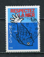 MONACO: PROTECTION DE LA VIE MARINE - N° Yvert 1264 Obli. - Used Stamps