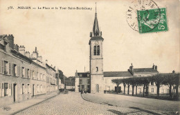Melun * La Place Et La Tour St Barthélemy - Melun
