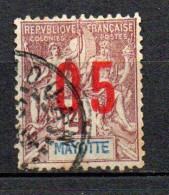 Col33  Colonie Mayotte N° 22A Espacé Oblitéré  Cote : 25,00€ - Usati