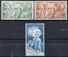 ININI Timbres-Poste Aérienne N°1* à 3* Neufs Charnières TB  Cote : 3€75 - Neufs