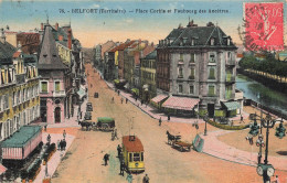 Belfort * La Place Corbis Et Faubourg Des Ancêtres * Tram Tramway - Belfort - Stad