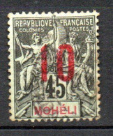 Col33  Colonie Mohéli N° 21 Oblitéré  Cote : 2,25€ - Used Stamps