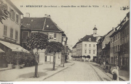 70  - HERICOURT - Grande Rue Et Hotel De Ville ( Haute Saone ) - Héricourt