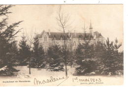 Belgique - België CP Orphelinat De Maredsous En Hiver 1903 - Anhée