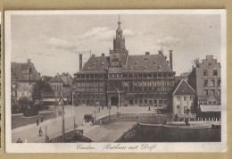 DE.- DUITSLAND. EMDEN. RATHAUS MIT DELFT. OLD CAR. - Emden