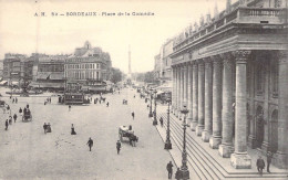 FRANCE - 33 - BORDEAUX - Place De La Comédie  - Carte Postale Ancienne - Bordeaux