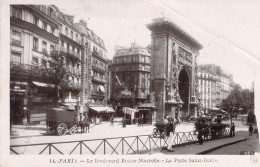 FRANCE - 75 - PARIS - Le Boulevard Bonne Nouvelle - La Porte De Saint Denis - Carte Postale Animée - Other & Unclassified