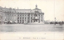 FRANCE - 33 - BORDEAUX - Place De La Bourse - Carte Postale Ancienne - Bordeaux