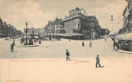 FRANCE - 33 - BORDEAUX - Allées De Journy Et Le Mon Des Girondins - Carte Postale Ancienne - Bordeaux