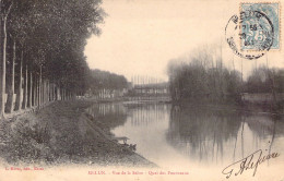 FRANCE - 77- MELUN - Vue De La Seine - Quai Des Fourneaux - Carte Postale Animée - Melun