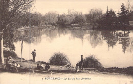 FRANCE - 33 - BORDEAUX - Le Lac Du Parc Bordelais - Edit P Barreau - Carte Postale Ancienne - Bordeaux