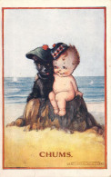 ANIMAUX - Illustration D'un Chien Et Enfant - CHUMS Signée FLORA WHITE - Carte Postale Animée - Honden