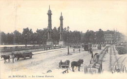 FRANCE - 33 - BORDEAUX - Les Colonnes Rostrales - Carte Postale Ancienne - Bordeaux