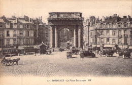 FRANCE - 33 - BORDEAUX - La Place Bourgogne - Edit Bloc Frères - Carte Postale Ancienne - Bordeaux