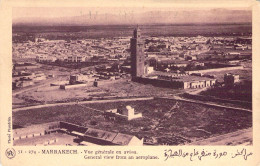 MAROC - Marrakech - Vue Générale En Avion - Carte Postale Animée - Marrakesh