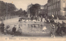 FRANCE - 33 - BORDEAUX - Le Jardin Public - La Terrasse - LL - Carte Postale Ancienne - Bordeaux