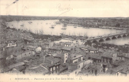 FRANCE - 33 - BORDEAUX - Panorama Pris De La Tour Saint Michel - Carte Postale Ancienne - Bordeaux