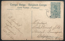 Congo Belge, Entier Carte-Postale 1922 Pour La Belgique - (N069) - Stamped Stationery