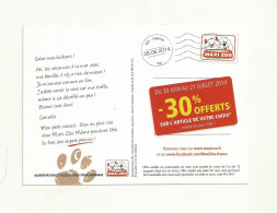 PSEUDO ENTIER POSTAL PRIVE MAXI ZOO TTB ETAT. - Private Stationery