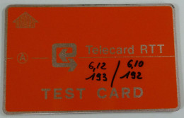 BELGIUM - Landis & Gyr - Test - RTT - 6 Digit Control - Mint - RRR - [3] Servicios & Ensayos