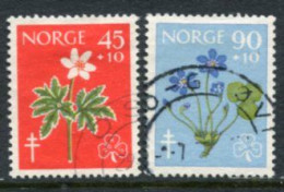 NORWAY 1960 Health Charities Used.  Michel 438-39 - Gebruikt