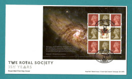 Großbritannien  2009  Mi.Nr. H-Blatt 341 , 35th Anniversary The Royal Society - Machin FDC  Cambridge 25.FEB 2010 - 2001-2010. Decimale Uitgaven
