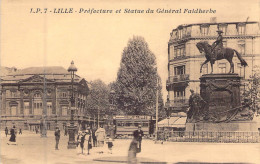 FRANCE - 59 - LILLE - Préfecture Et Statue Du Général Faidherbe - Editeur Lucien Pollet - Carte Postale Ancienne - Lille
