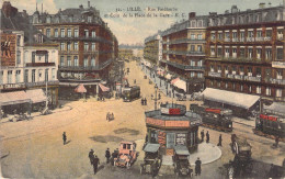 FRANCE - 59 - LILLE - Rue Faidherbe Et Coin De La Place De La Gare - Carte Postale Ancienne - Lille