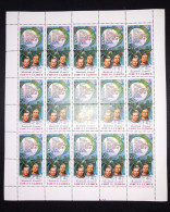 RUSSIA MNH1981 Space Research On Complex "Soyuz T-4" - "Salyut-6"  Mi 5122-23 - Fogli Completi