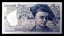 # # # Banknote Frankreich (France) 50 Francs 1988 AU- # # # - 20 F 1980-1997 ''Debussy''