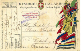 Franchigia, 1918 Posta Militare, III Armata, Codifiume, Ferrara (Santa Maria Codifiume) - Franchise