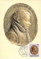 LUXEMBOURG  CARTE  MAXIMUM  NUM-YVERT  1067 JEAN BERTELS - Cartoline Maximum