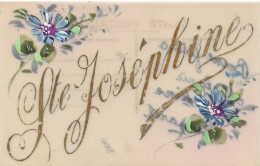 FANTAISIE - Sainte Joséphine - Fleurs - Carte Postale Ancienne - Other & Unclassified