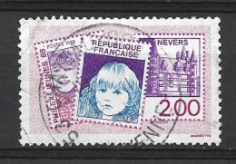 France 1988 N 2529 (yv)  Expo PHILEX JEUNES 88 NEVERS Oblitération Ronde Chateau Gontier  Mayenne) TTB Cote Yv 0.30 E - Esposizioni Filateliche