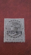 Très Rare Et Ancien Timbre LAGOS ; Spècimen , Two Shillings , Six Pence , Neuf  Specimen - Specimen