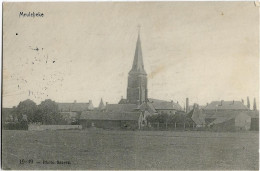 Meulebeke   * (zonder Titel )  Kerk - Dorpzicht   (Feldpost 1915) - Meulebeke