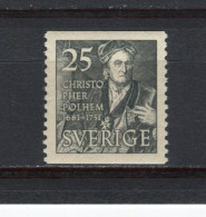 SUEDE - Y&T N° 364* - MH - Christopher Polhem - Unused Stamps