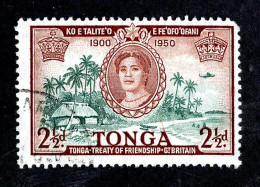 ( 391 Wx) 1951 Scott #96 Used ++Lower Bids 20% Off++ - Tonga (...-1970)