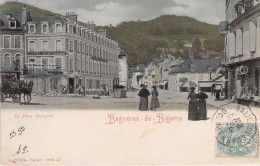 FRANCE - 65 - BAGNERES DE BIGORRE - La Place Lafayette - Carte Postale Ancienne - Bagneres De Bigorre