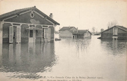 Alfortville * La Grande Crue De La Seine , Janvier 1910 * Les Maisons Inondées * Catastrophe - Alfortville