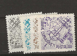 1955 MNH Turkye Mi 1419-22 Postfris** - Nuovi