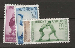 1949 MNH Turkye Mi 1231-34 Postfris** - Nuovi