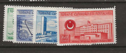 1952 MNH Turkye Mi 1305-08 Postfris** - Nuovi