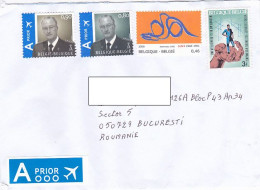 KING ALBERT II, PAINTINGS, INDUSTRIAL ACCIDENTS, STAMPS ON COVER, 2022, AUSTRIA - Lettres & Documents