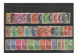 FRANCE LOT PRE OBLITÉRÉ ANNÉES 1922/60 Oblitérés Cote : 100,0 € - 1953-1960