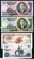 RC 24883 CORÉE DU NORD LOT DE 4 BILLETS - Korea, North