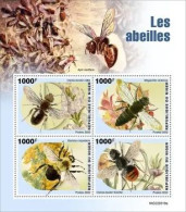 2022-08 - NIGER- BEES                4V    MNH** - Abeilles