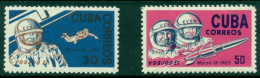 CUBA 1965 Mi 1008-09** Space – Woschod 2 [L 1707] - Amérique Du Nord