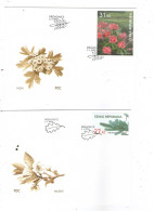 Year 2023 - Botanic Garden Pruhonice, Set Of 3 FDC's - FDC